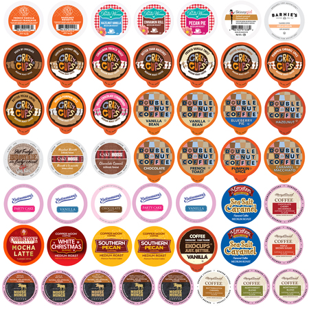 PERFECT SAMPLER Perfect Samplers Flavored Coffee Variety Pack Standard-50 Ct WM-PS-Flavor-50